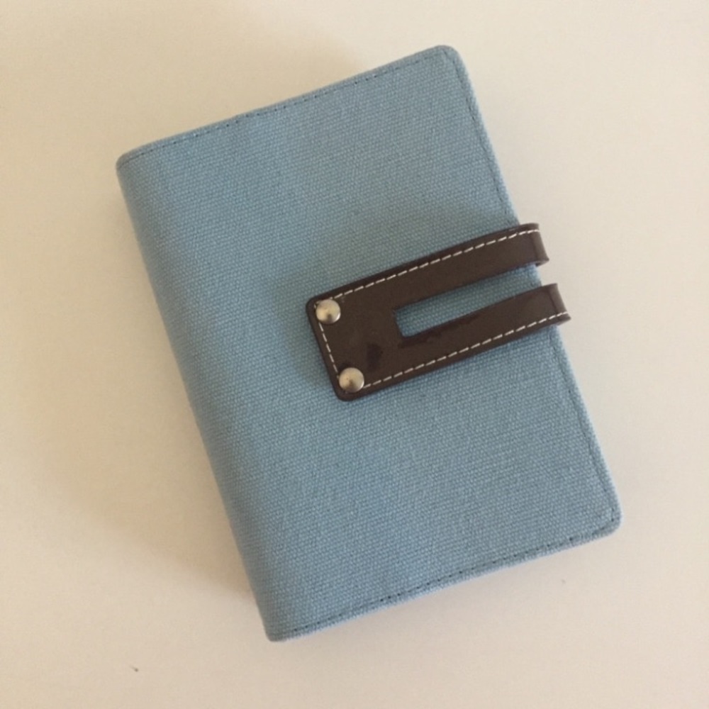 Small Blue Organizer and Calendar